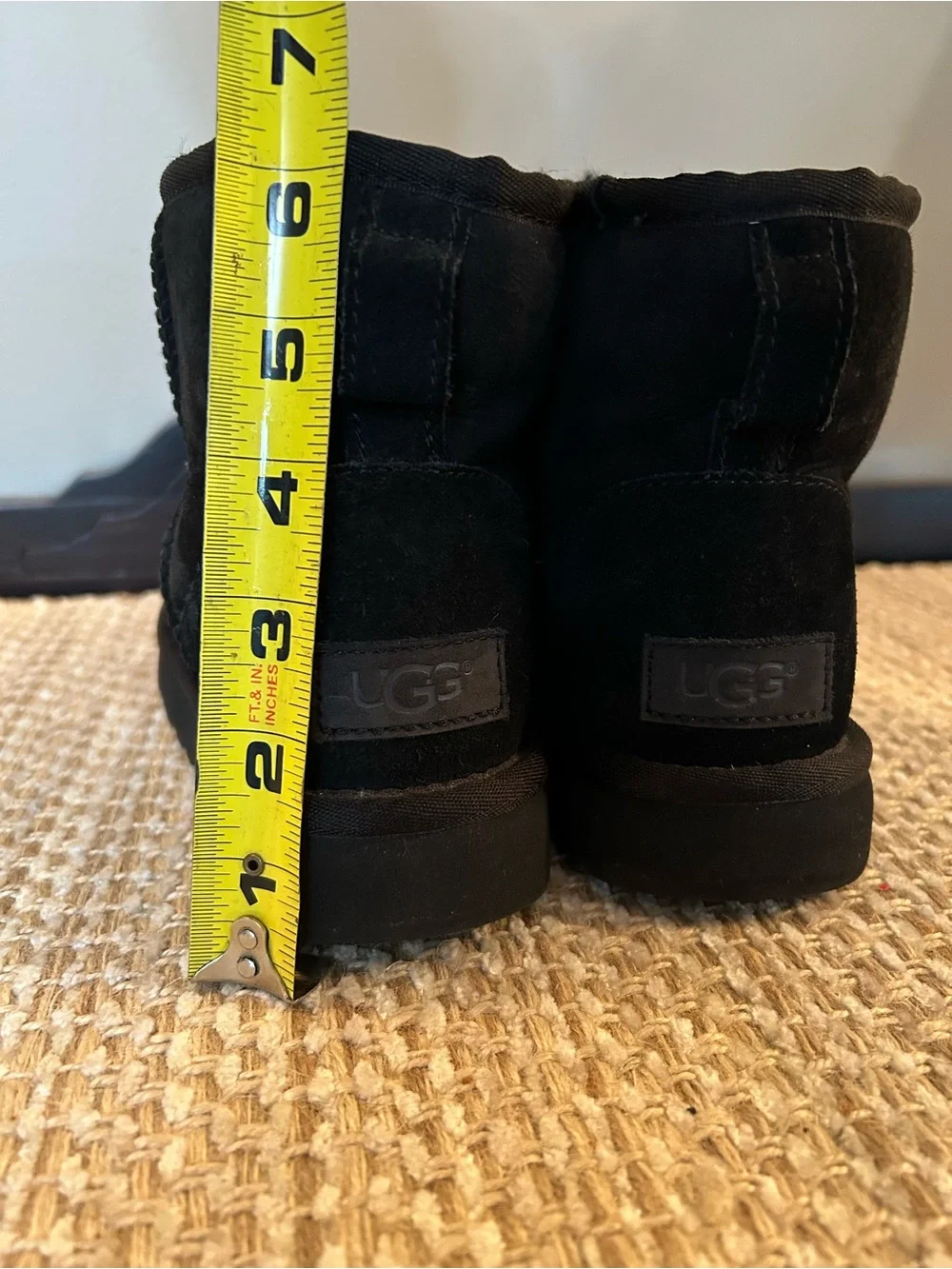 UGG black suede